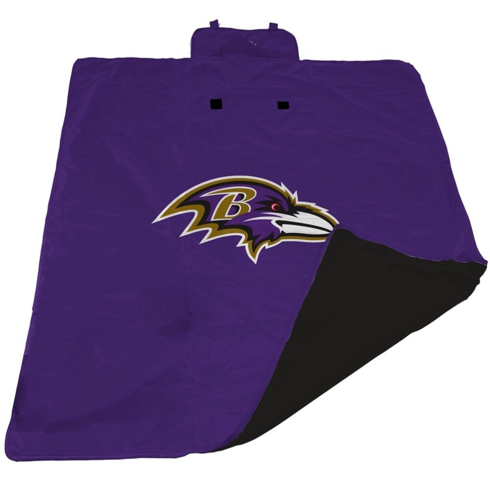 BALTIMORE RAVENS Purple 60'' x 80'' All-Weather XL Outdoor Blanket